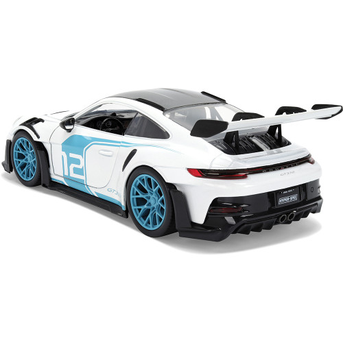 2007 Porsche 911 Turbo 997 White #12 Diecast Model Car | Jada Toys