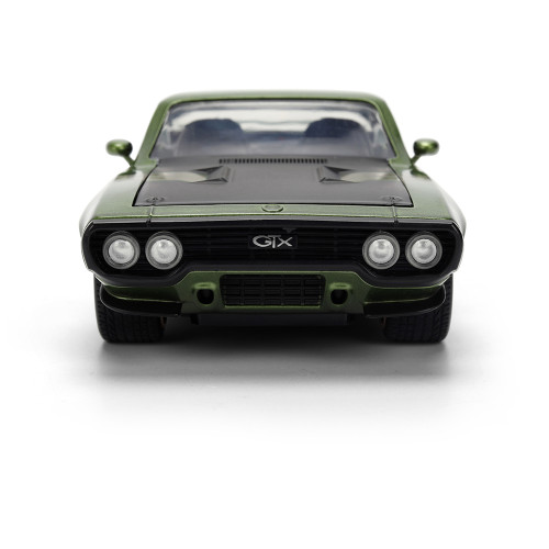 1972 Plymouth GTX - Green 1:24 Scale Diecast Model Car by Jada Toys Alt Image 7