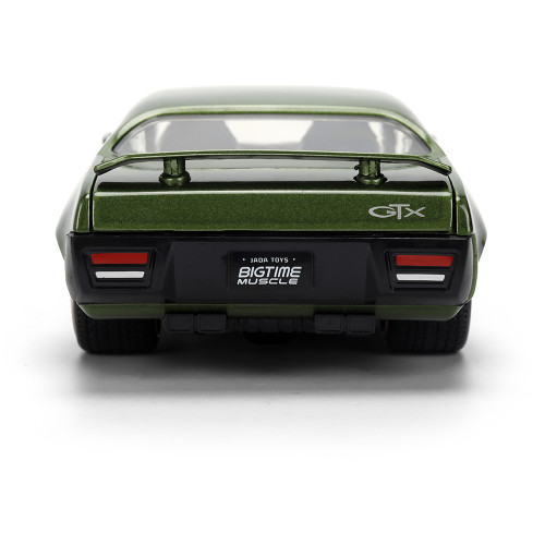 1972 Plymouth GTX - Green 1:24 Scale Diecast Model Car by Jada Toys Alt Image 8