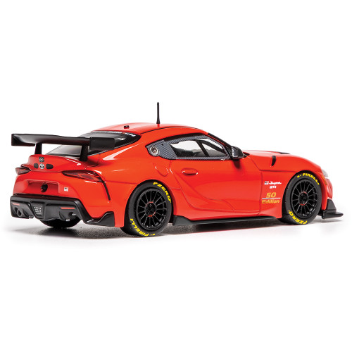 2022 Toyota GR Supra GT4 '50 Edition' - Red 1:43 Scale Diecast Model Car by IXO Models Alt Image 1