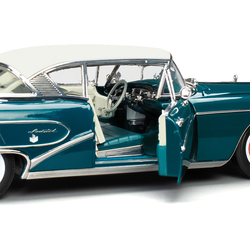 1958 Buick Limited Riviera Coupe -Glacier White / Dark Turquoise Poly