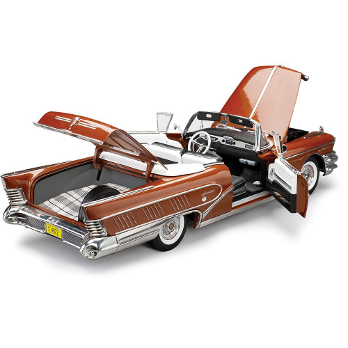 1958 Buick Limited Rivera Convertible - Garnett Red 1:18 Scale Diecast Model Car by Sunstar Alt Image 3