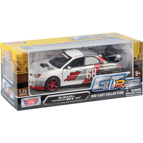 Subaru Impreza WRX STI - GT Racing 1:24 Scale Diecast Model Car by Motormax Alt Image 7