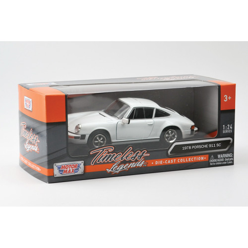 1978 Porsche 911 SC - White 1:24 Scale Diecast Model Car by Motormax Alt Image 7