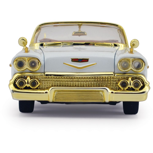 1958 Chevy Impala - Luxe Legends 1:24 Scale Diecast Model Car by Motormax Alt Image 3