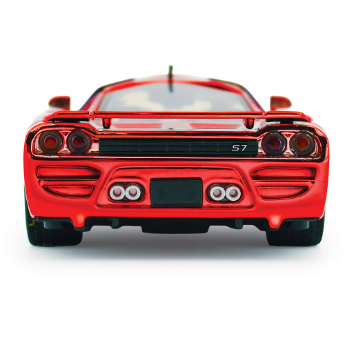 Saleen S7 Mirror Finish Red - That's a Wrap 1:24 Scale Diecast Model Car by Motormax Alt Image 4