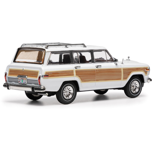 1989 Jeep Wagoneer 4WD - White 1:43 Scale Diecast Model Truck by IXO Models Alt Image 1