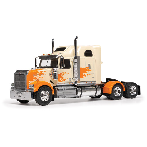 2000 Western Star 4900 - White & Orange 1:43 Scale Diecast Model Truck by IXO Models Main Image