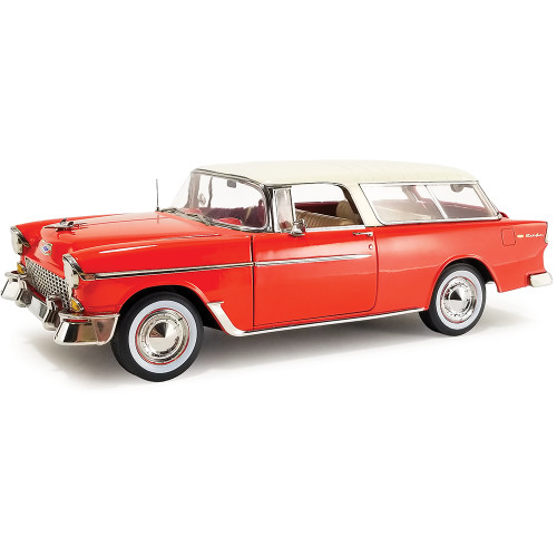 1955 Chevy Bel Air Nomad Wagon 1:18 Scale Diecast Model Car by Acme Main Image