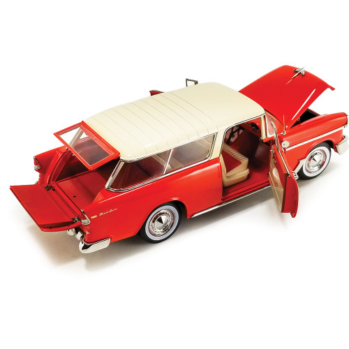 1955 Chevy Bel Air Nomad Wagon 1:18 Scale Diecast Model Car by Acme Alt Image 1