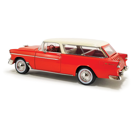 1955 Chevy Bel Air Nomad Wagon 1:18 Scale Diecast Model Car by Acme Alt Image 3