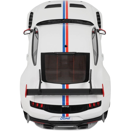 2025 Ford Mustang GTD Spirit Of America - Performance White 1:18 Scale Cast Resin Model Car by GT Spirit Alt Image 6