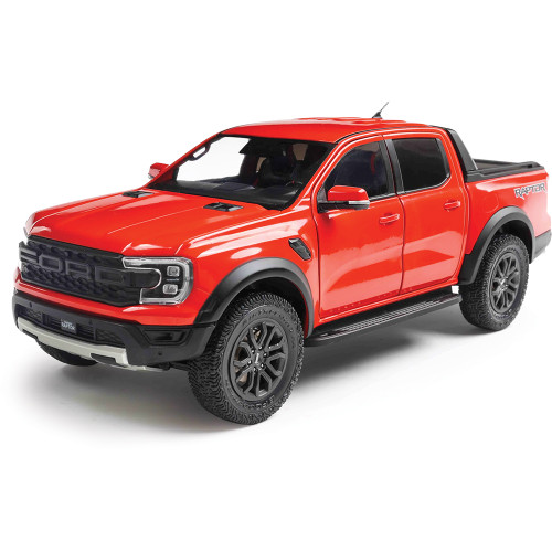 2024 Ford Ranger Raptor - Orange 1:18 Scale Diecast Model Truck by Solido Main Image