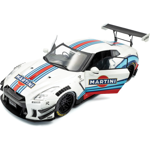 2024 Nissan GT-R (R35) W/ Liberty Walk Body Kit 2.0 M 1:18 Scale Diecast Model Car by Solido Alt Image 1