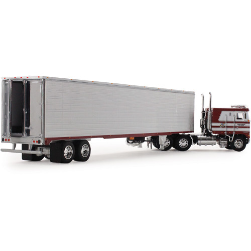 Red's Favorites - Jim Skrinar Kenworth K100 COE Flat Top & 53' Utility Reefer Trailer 1:64 Scale Diecast Model Truck by First Gear Alt Image 1