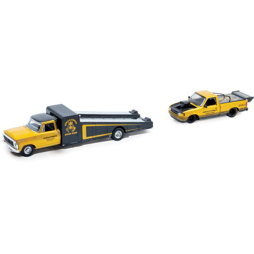 1969 Ford F-350 & 1995 Ford Ranger XLT Diecast Collection 1:64 Scale Diecast Model Truck by M2 Machines Main Image