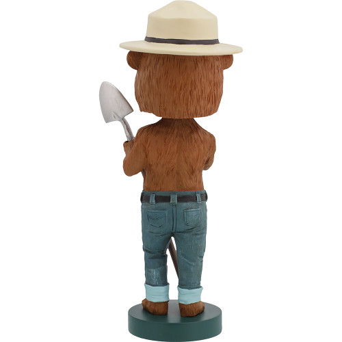 Smokey Bear Bobble Head with Shovel  Cast Resin Figure by Royal Bobbles Alt Image 3