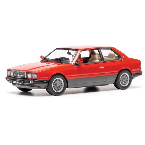 1982 Maserati Biturbo Coupe - Red 1:43 Scale Diecast Model Car by IXO Models Main Image
