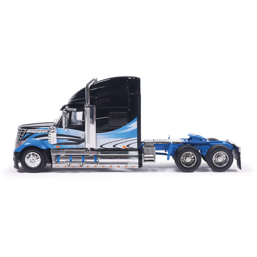 2010 International Lonestar - Black And Blue 1:64 Scale Diecast Model Truck by IXO Models Alt Image 4