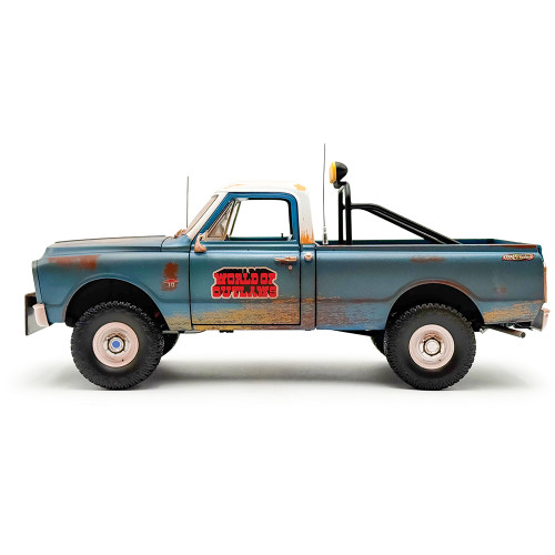 1967 Chevrolet K10 - World of Outlaws Push Truck 1:18 Scale Diecast Model Truck by Acme Alt Image 2