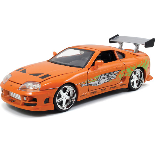 DOM's Dodge Charger R/T & BRIAN's Toyota Supra Fast & Furious Twin Pack 1:24 Scale Diecast Model Car by Jada Toys Alt Image 6