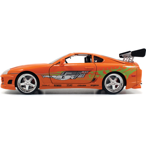 DOM's Dodge Charger R/T & BRIAN's Toyota Supra Fast & Furious Twin Pack 1:24 Scale Diecast Model Car by Jada Toys Alt Image 8
