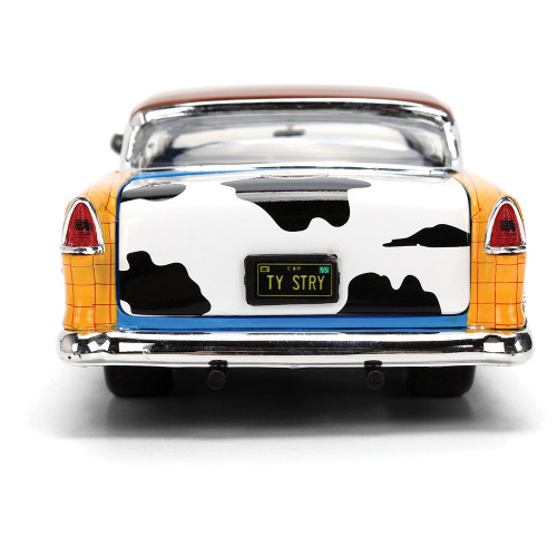 1955 Toy Story Chevy Bel Air w/Diecast Woody Figure 1:24 Scale Diecast Model Car by Jada Toys Alt Image 7