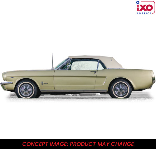 1965 Ford Mustang Convertible - Honey Gold 1:43 Scale Diecast Model Car by IXO Models Alt Image 2