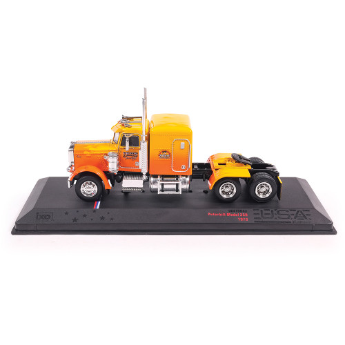 1973 Peterbilt 359 Kelsey's Trucking - Orange 1:64 Scale Diecast Model Truck by IXO Models Alt Image 8