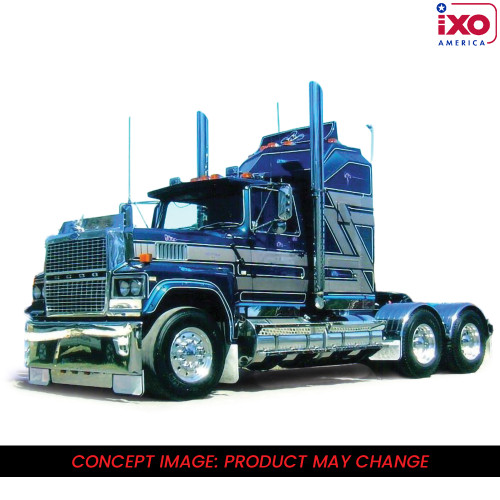1978 Ford LTL-9000 - Blue and Silver 1:64 Scale Diecast Model Truck by IXO Models Main Image