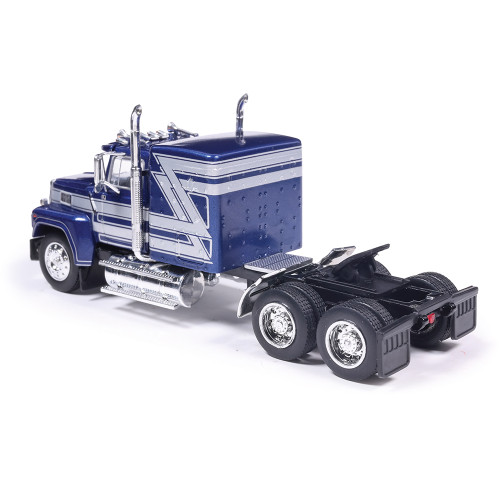 1978 Ford LTL-9000 - Blue and Silver 1:64 Scale Diecast Model Truck by IXO Models Alt Image 3
