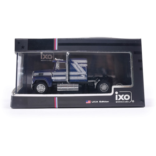 1978 Ford LTL-9000 Blue and Silver Diecast Model Truck | IXO Models