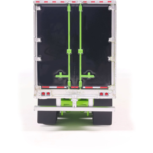 1990 Kenworth W900 with Refer Van - Neon Green and Black 1:64 Scale Diecast Model Truck by IXO Models Alt Image 6