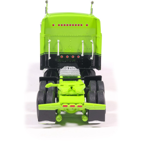 1990 Kenworth W900 with Refer Van - Neon Green and Black 1:64 Scale Diecast Model Truck by IXO Models Alt Image 7