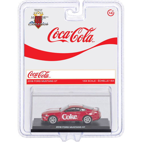 2018 Coca-Cola Ford Mustang GT 1:50 Scale Diecast Model Car by Motor City Classics Alt Image 8