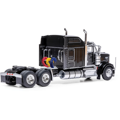 1990 Kenworth W900 - Black 1:64 Scale Diecast Model Truck by IXO Models Alt Image 1