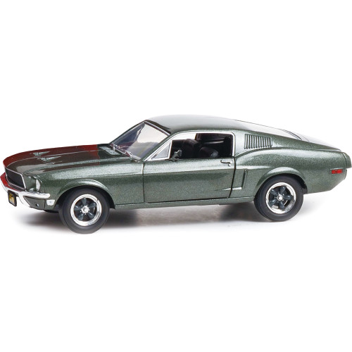 1968 Ford Mustang GT Fastback - Highland Green 1:24 Scale Diecast Model Car by Greenlight Alt Image 1