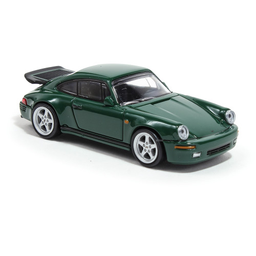 1987 RUF CTR Porsche Yellowbird - Irish Green 1:64 Scale Diecast Model Car by Paragon Models Alt Image 2