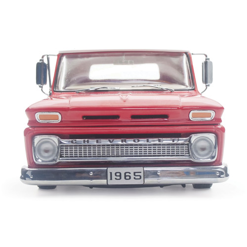 1965 Chevrolet C-10 Styleside Pickup Lowrider - Red 1:18 Scale Diecast Model Truck by Sunstar Alt Image 3