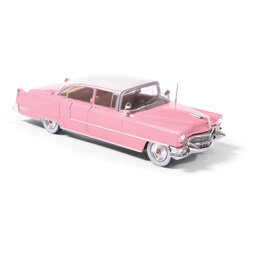 1955 Cadillac Fleetwood Series 60 -Pink Cadillac 1:43 Scale Diecast Model Car by IXO Models Alt Image 2