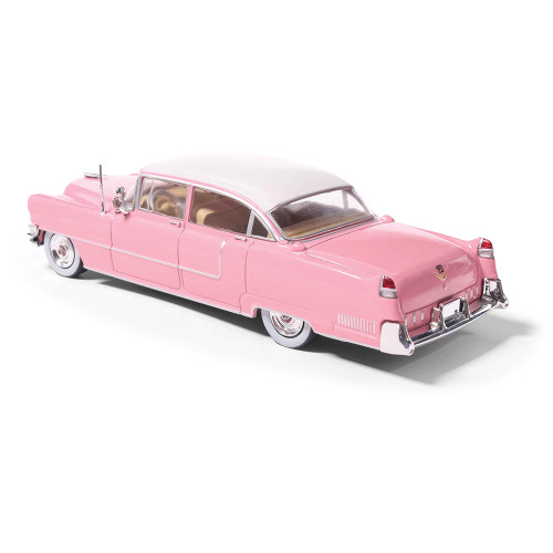 1955 Cadillac Fleetwood Series 60 -Pink Cadillac 1:43 Scale Diecast Model Car by IXO Models Alt Image 3