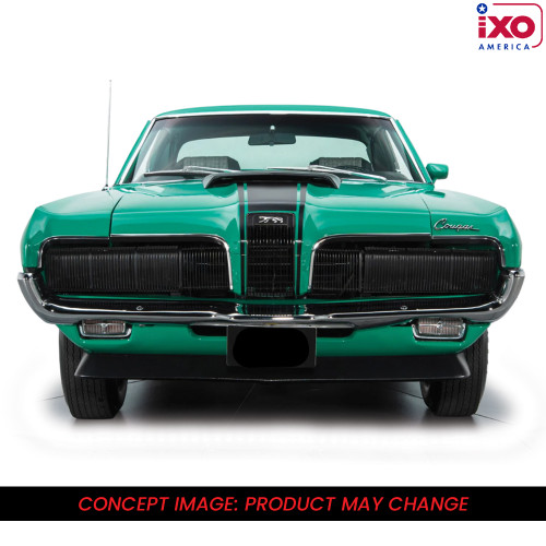 1970 Mercury Cougar Eliminator 428 CJ - Competition Green 1:43 Scale Diecast Model Car by IXO Models Alt Image 4