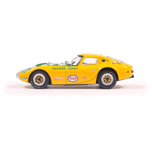 1966 Toyota 2000GT - Yatabe Speed Trials - Yellow 1:64 Scale Diecast Model Car by IXO Models Alt Image 4