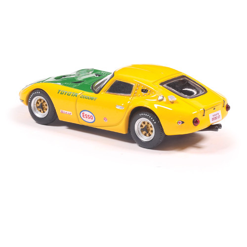1966 Toyota 2000GT - Yatabe Speed Trials - Yellow 1:64 Scale Diecast Model Car by IXO Models Alt Image 3