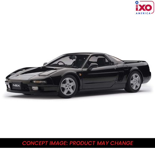 1990 Honda NSX NA1 - Berlina Black 1:64 Scale Diecast Model Car by IXO Models Main Image
