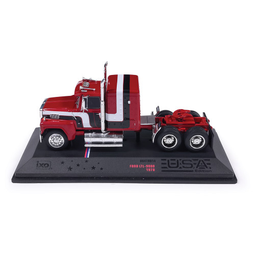 1978 Ford LTL-9000 - Black Red & White 1:64 Scale Diecast Model Truck by IXO Models Alt Image 8