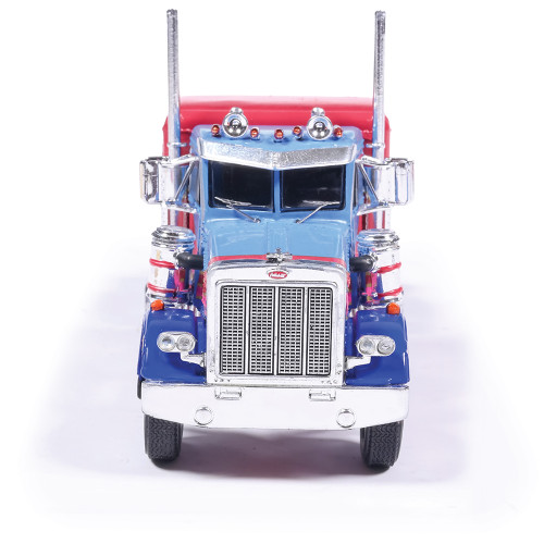 1973 Peterbilt 359 - Blue And Pink 1:64 Scale Diecast Model Truck by IXO Models Alt Image 5
