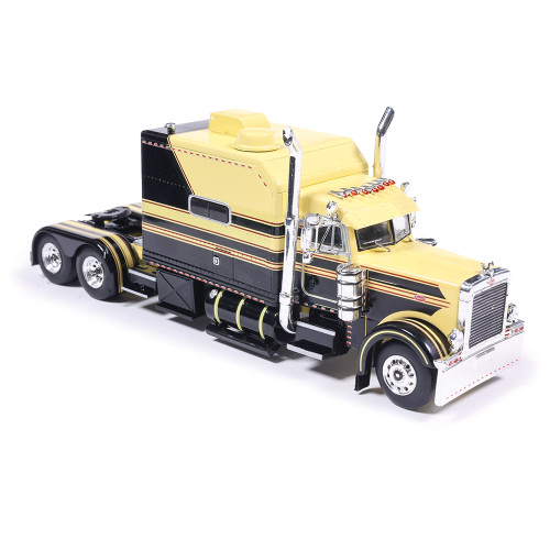 2002 Peterbilt 379 Big Bunk - Yellow And Black 1:64 Scale Diecast Model Truck by IXO Models Alt Image 2