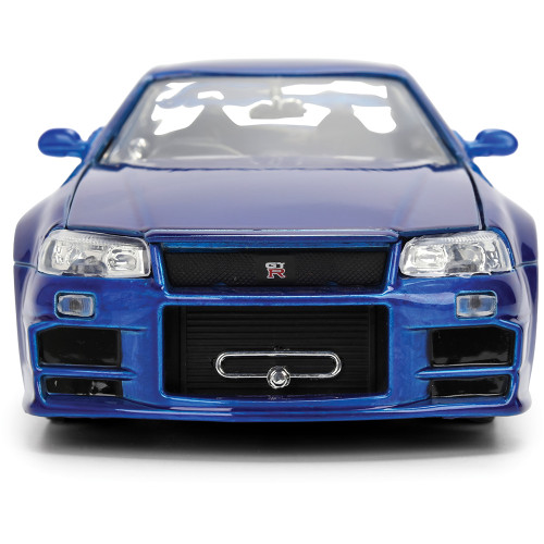 BRIAN's Fast & Furious 50th Anniversary Nissan Skyline GT-R - Brush Blue Chrome Finish Alt Image 7