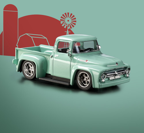 1956 Ford F-100 1:64 Scale Diecast Model Truck by Jada Toys Alt Image 5